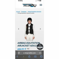 Air Bag Air Jacket Helite taille Adulte