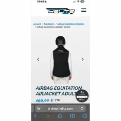 Air Bag Air Jacket Helite taille Adulte