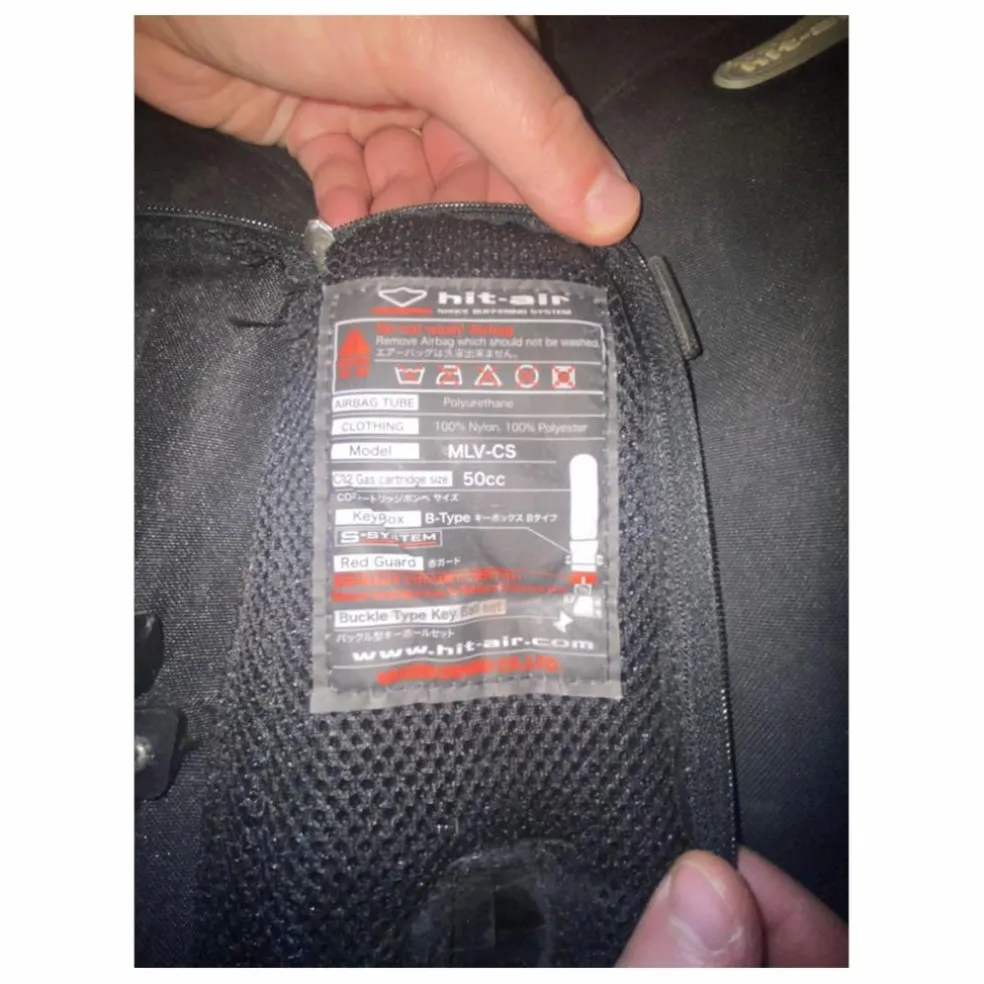 Air bag Hit air noir taille S