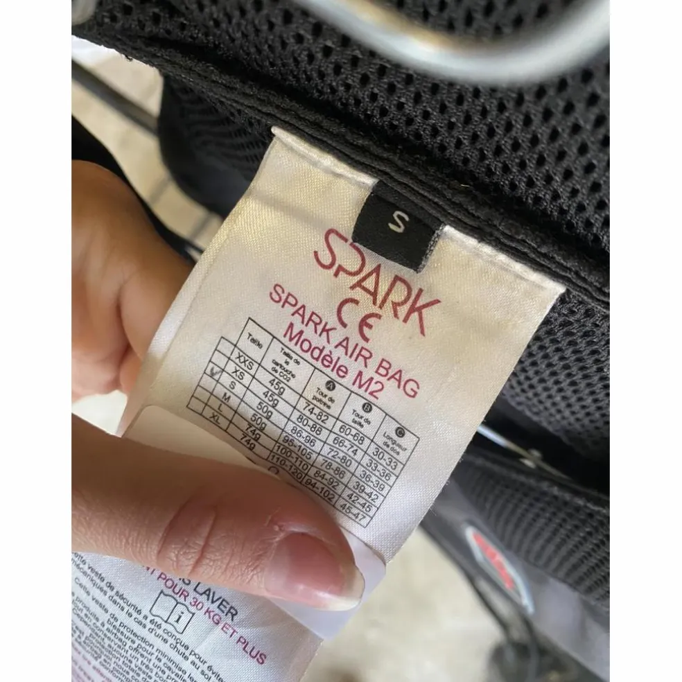 Air bag spark