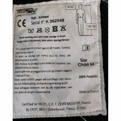 Airbag Hélite M enfant