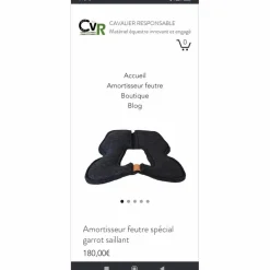 Amortisseur cavalier responsable