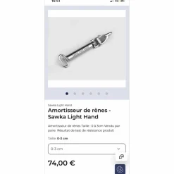 amortisseur de rênes