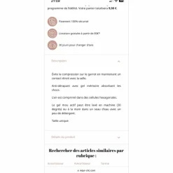 Amortisseur gel à mémoire de forme