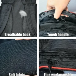 Avec porte-casque pour l’équitation, un sac avec plusieurs compartiments