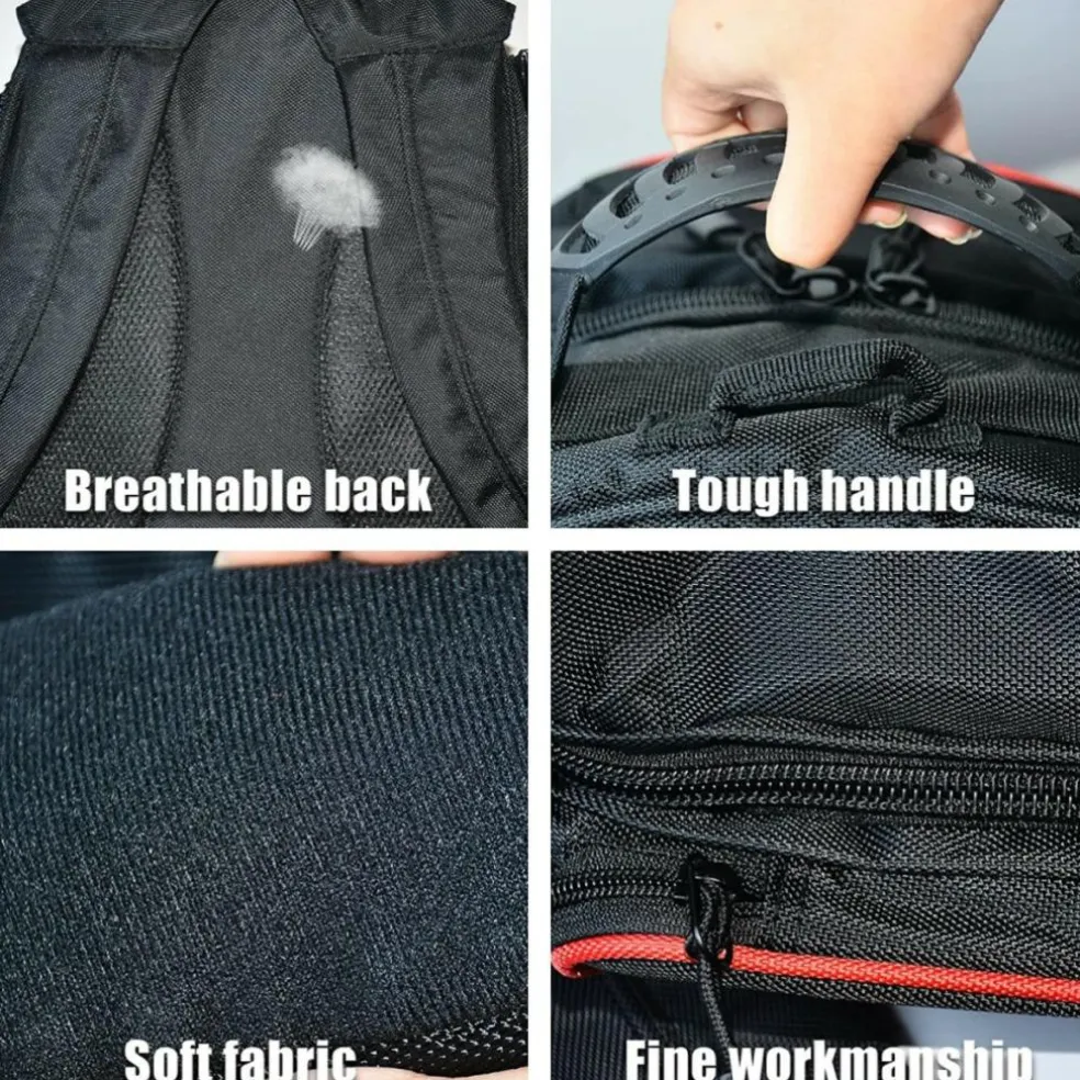 Avec porte-casque pour l’équitation, un sac avec plusieurs compartiments