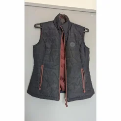 Blouson sans manche Tanha- bleu marine et bordeaux - M