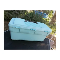 Boite de pansage bleu