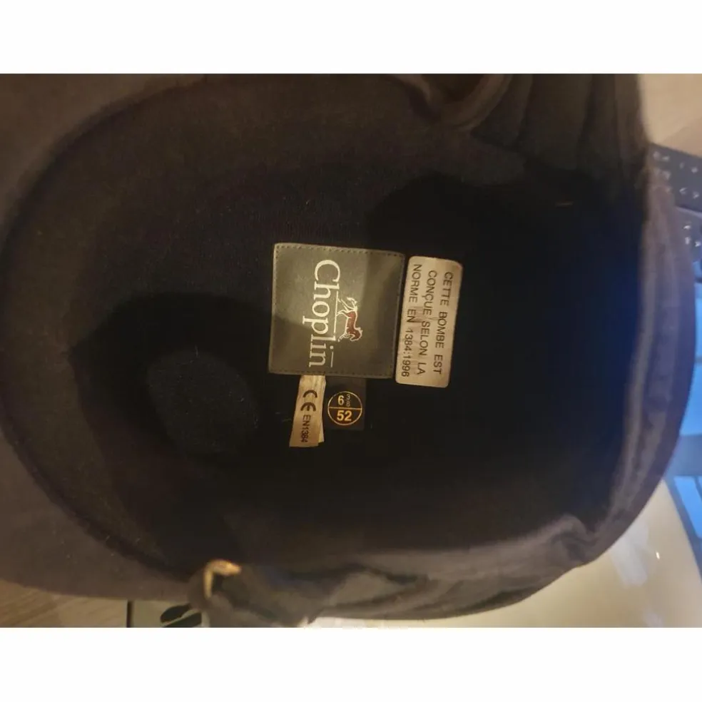 bombe / casque equitation taille 52 choplin