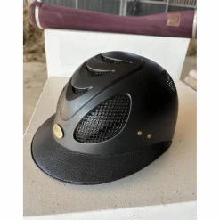 Bombe GPA visière cuir