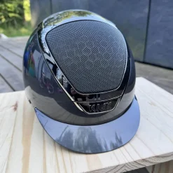 Bombe KASK Dogma Pure Shine avec protège nuque (59cm)