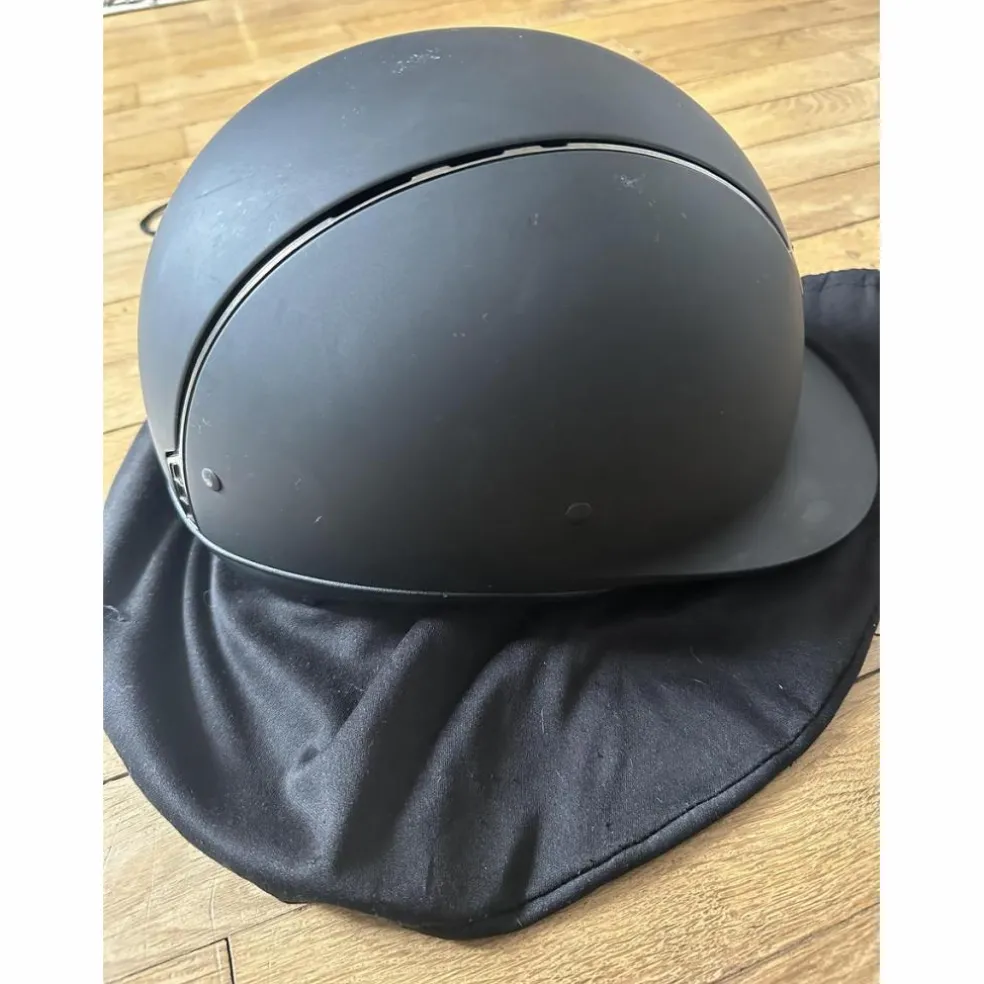 Bombe SAMSHIELD noire mate coque M 58cm