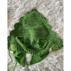 bonnet à mouche vert