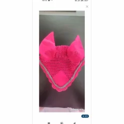 Bonnet anti mouche poney Rose Equitheme