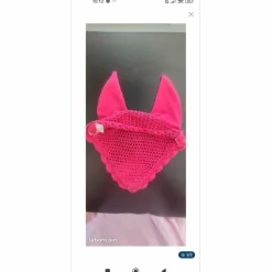 Bonnet anti mouche poney Rose Equitheme