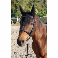 bonnet anti-bruit noir poney