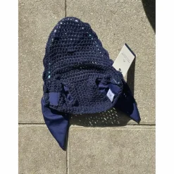 Bonnet bleu marine Cheval