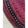 Bonnet cheval bordeau et noir