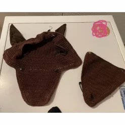 bonnet cheval marron