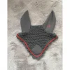 bonnet court gris et rouge taille FULL