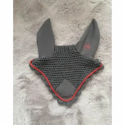 bonnet court gris et rouge taille FULL