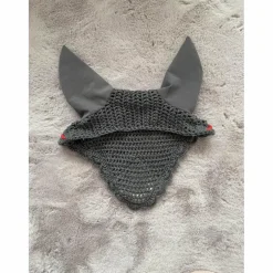 bonnet court gris et rouge taille FULL