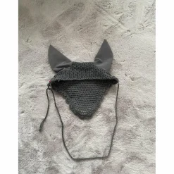 bonnet court gris et rouge taille FULL