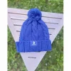 bonnet destrier marine avec pompon