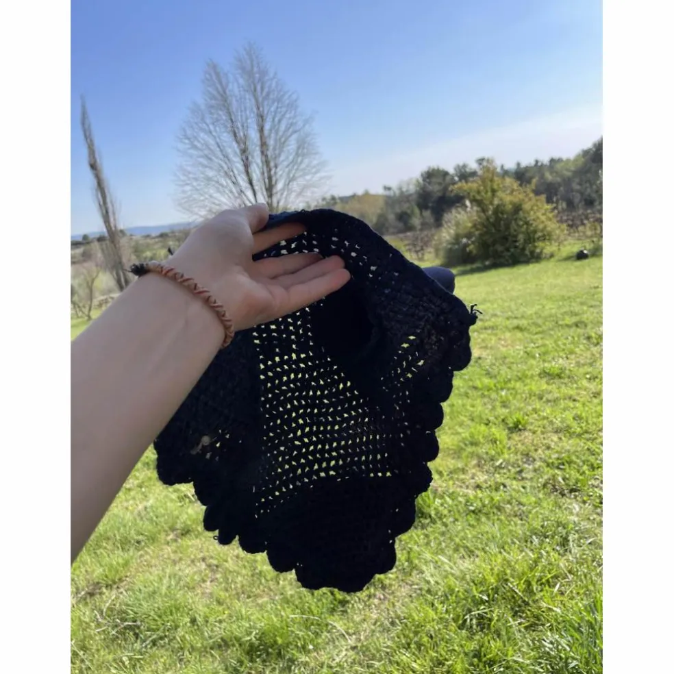Bonnet dyon bleu marine