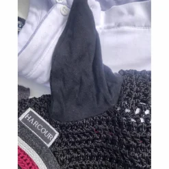 bonnet harcour noir et bordeaux