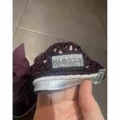 Bonnet harcour prune et argent