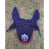 Bonnet HG bleu marine liseré rouge