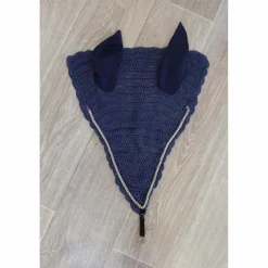 Bonnet long bleu marine/gris