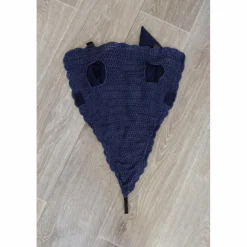 Bonnet long bleu marine/gris