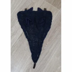 Bonnet long bleu marine/vert