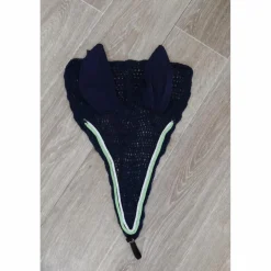 Bonnet long bleu marine/vert