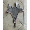 Bonnet long gris et rose