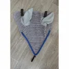 Bonnet long gris/bleu