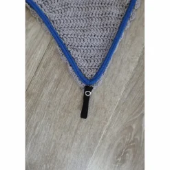 Bonnet long gris/bleu