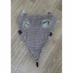 Bonnet long gris/bleu
