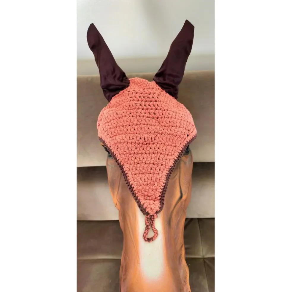 Bonnet orange X marron