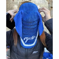 bonnet Pénélope bleu cheval