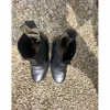 boots cuir noir