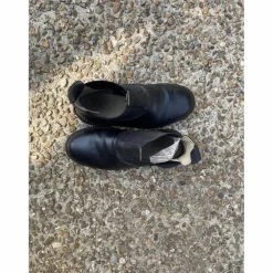 boots cuir noir