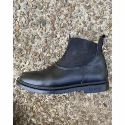 boots cuir noir