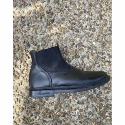 boots cuir noir