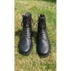 Boots cuir noir