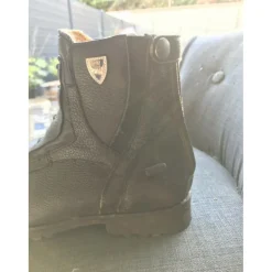 boots cuir noir