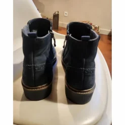 BOOTS Daim Bleu Marine NEUVES LUFTPOLSTER - FEMME POINTURE 39 -