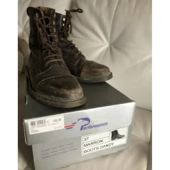 Boots dandy marron